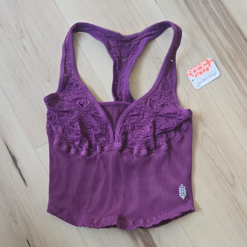 NWT FP Movement Far Out Cami, Sugar Plum, Size XL